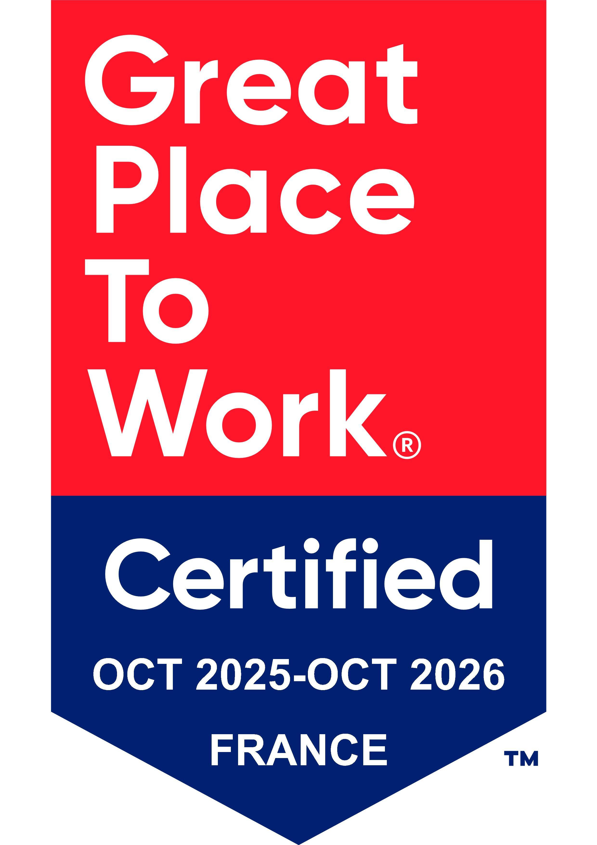 Great place to Work France 2025 - Grandir